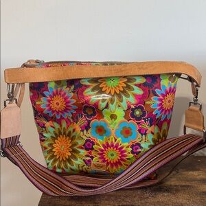 Consuela Trista Downtown Crossbody Floral Multicolor Tote Bag